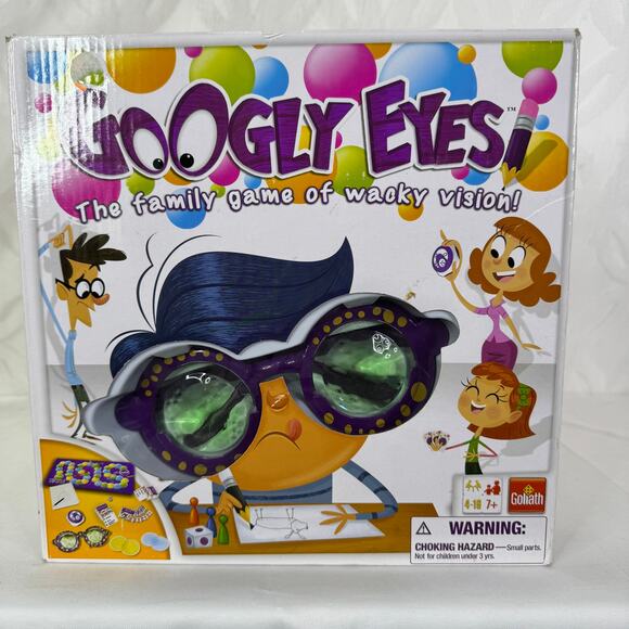Googly Eyes Game Family Drawing Game with Crazy, Vision-Altering Glasses - Picture 6 of 6